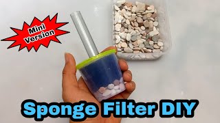 Biofoam filter mini DIY | Sponge filter mini | Biofoam aerator filter | DIY | #3