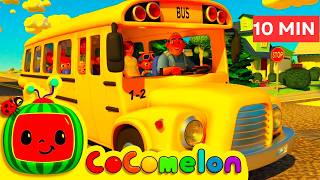 Wheels Go ROUND & ROUND! Wheels on the Bus Go Round and Round🚌🎶✨ | Sing Along Nursery Rhymes