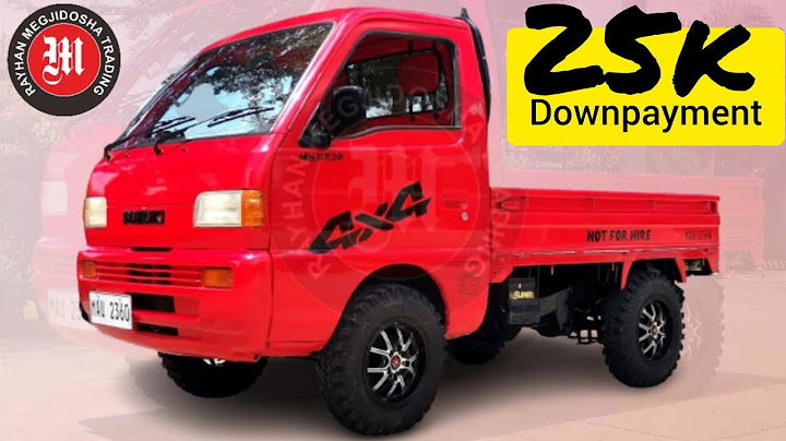 Suzuki Multicab 4x4 with Kargador and Lift up affordable and cheapest price 2025