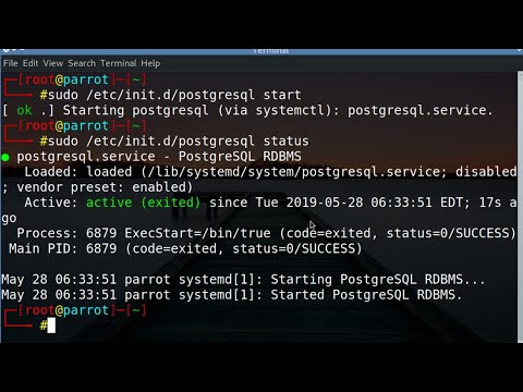 How to start postgresql in Kali Linux.. | Learning Phase |