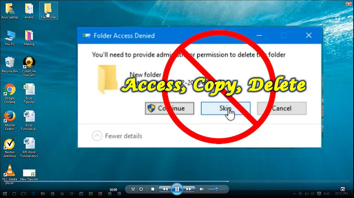 Prevent Folder from being Copied & Deleted - Windows 8 & 10