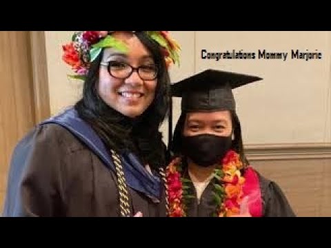 Mommy Marjorie’s BSBM & Accounting Concentration degree from NMC on Saipan, CNMI (May 21, 2021)