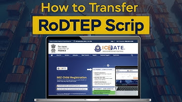 How to Transfer RoDTEP Scrip Easily | Step-by-Step Guide