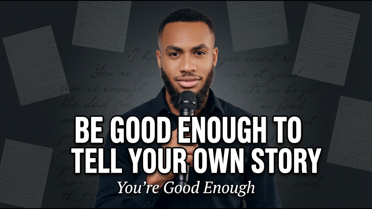 Be good enough to tell your own story.