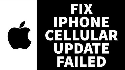 How to Fix iPhone Cellular Update Failed Error || iPhone Cellular || Update Failed Solved || 2022