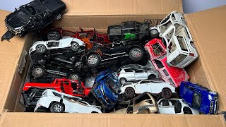 Box Full of Diecast Cars - All Cars Junkyard - Toyota, Honda, Mercedes, Coaster, Ford