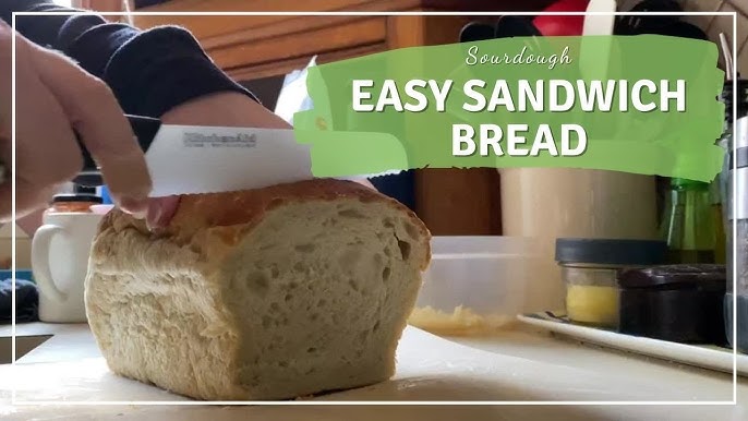 Easy Sourdough Sandwich bread: a Pullman loaf recipe - NINNESCAH HOMESTEAD