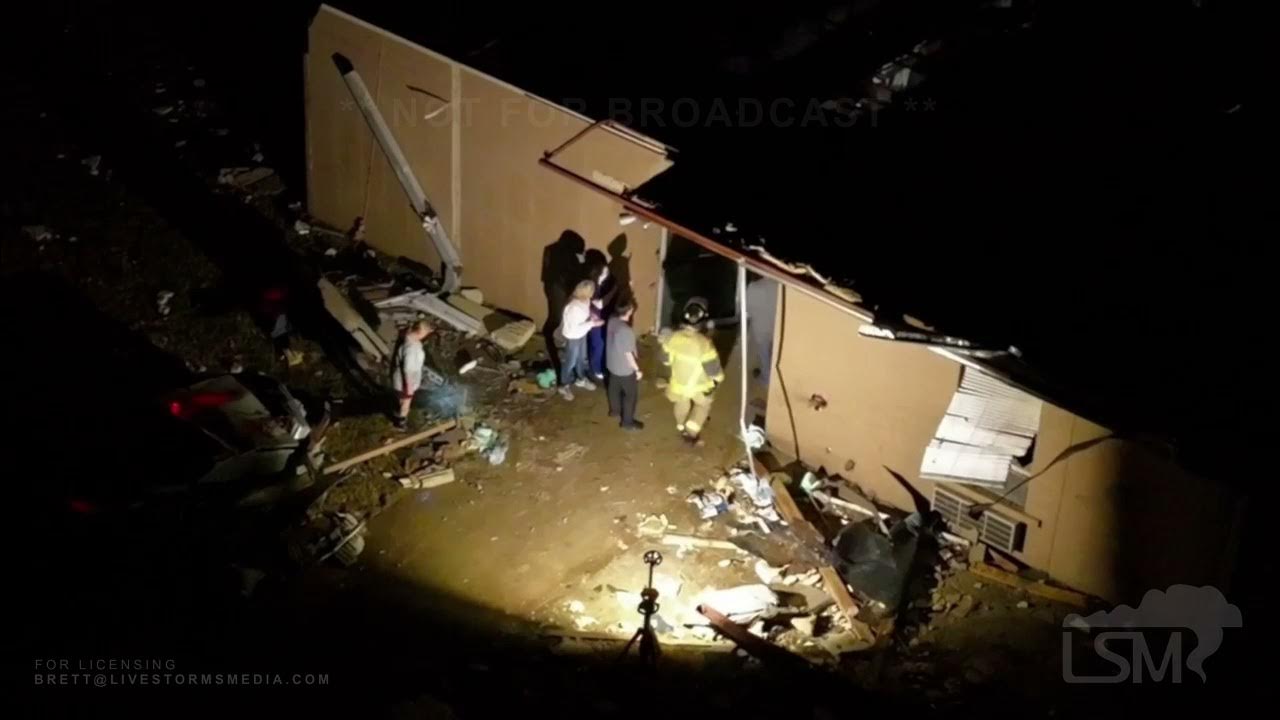 12112021 AR Nursing Home Hit by Tornado Drone 4k YouTube