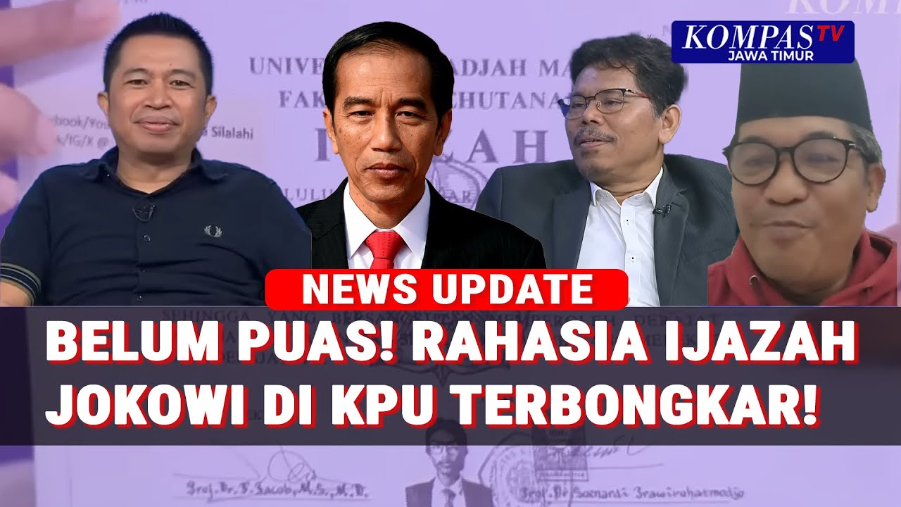 Ijazah Jokowi di KPU Dibuka ke Publik, Bonatua Belum Puas - Ini Kata Semar dan Ray Rangkuti
