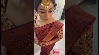 Saree draping after box pleating #makeup #sareedrapingstyles  #sareefashion #sareedrapetricks screenshot 2