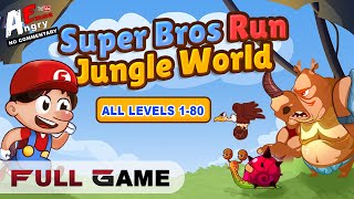 Super Bros Run: Jungle World - FULL GAME (all levels 1-80) / Android Gameplay screenshot 5