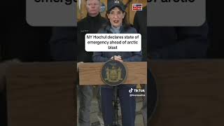 Hochul declares state of Emergency for NY ahead of snowstorm