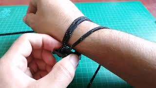 Cómo hacer una pulsera de paracord 550 de supervivencia, paso a paso.