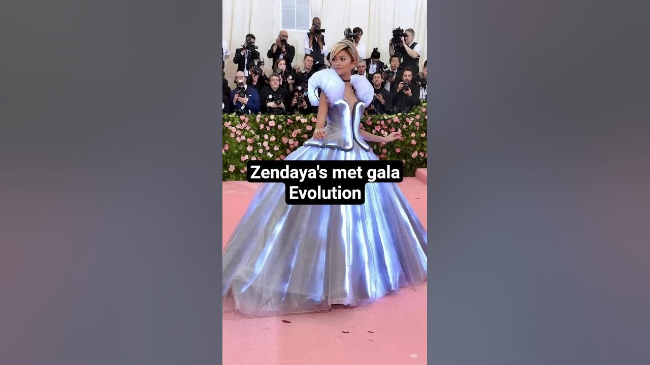 Zendaya's met gala evolution. #trending #fashion #celebrity #subscribe
