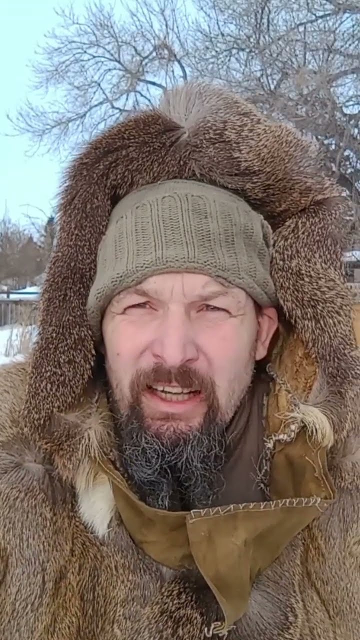 #Survival mit selbstgemachter Kleidung in Canada in minus 18c #natur # ...