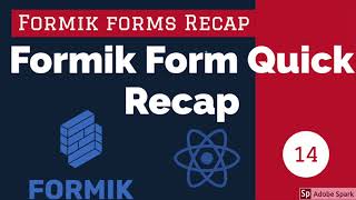 React Formik Quick Recap  #16