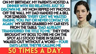 On My Birthday, My Parents Organized A Family Dinner With 100 Relatives Just To Publicly Disown