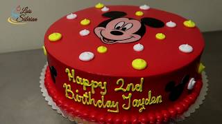 Decoracion De Pastel De Mickey Lucy S Cakes Thewikihow
