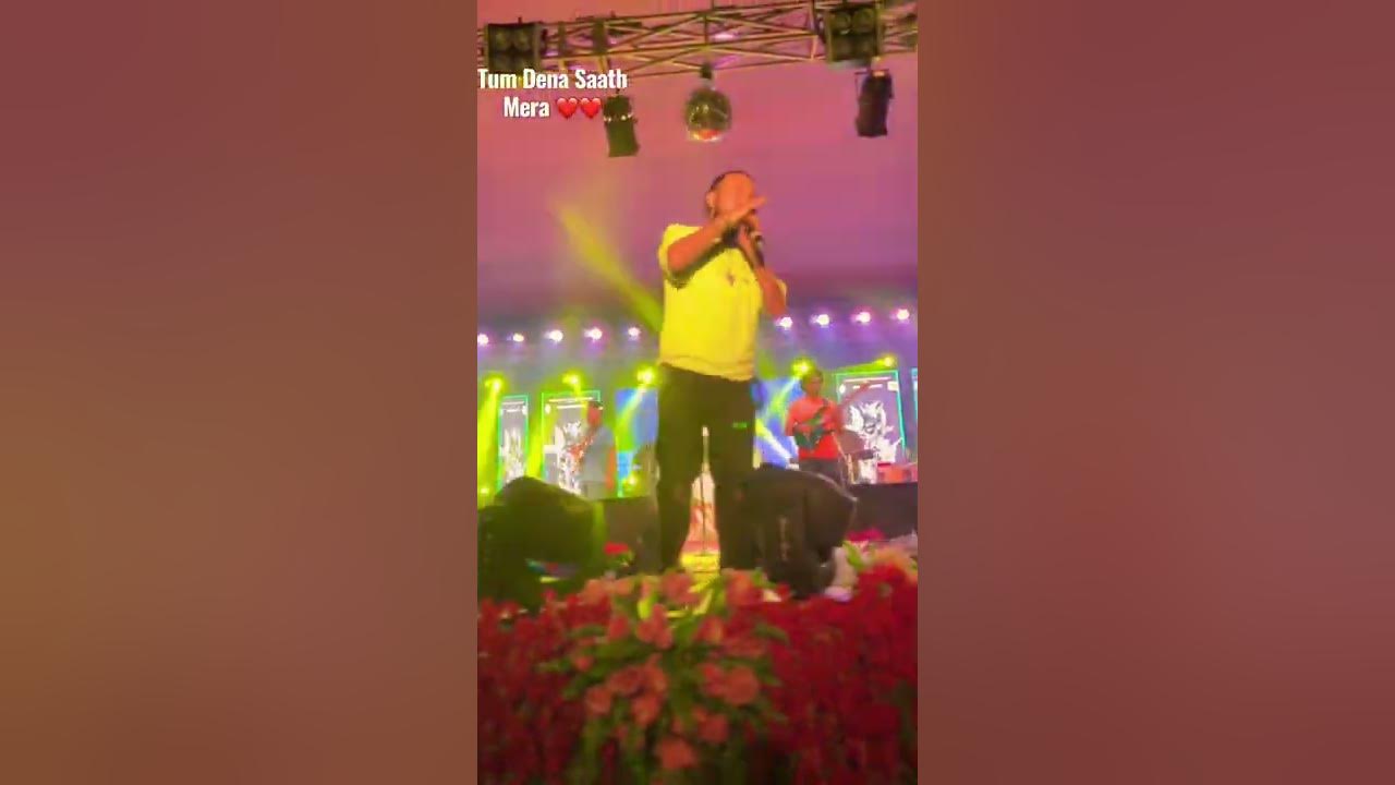 Tum Dena Saath Mera ❤️🫂 #snigdhajitbhowmik #live #concert #SnigdhajitAndLiveline #band