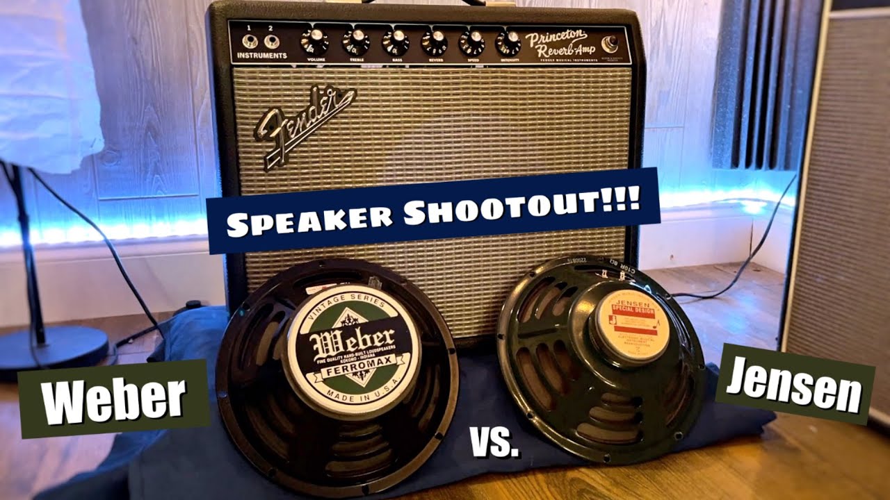 Fender Princeton Reverb Speaker Shootout! - YouTube