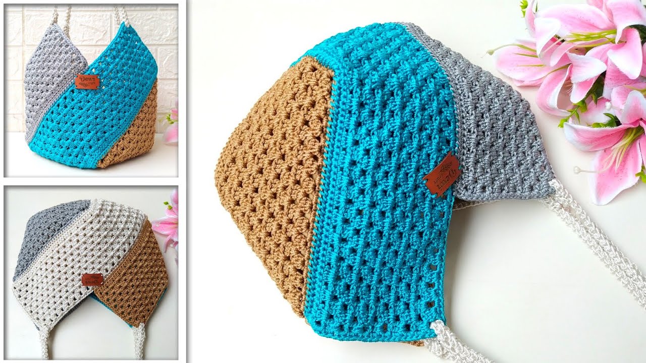 ПОСЛЕДНИЙ УЧЕБ ПО ВЯЗАНИЮ СУМОК КРЮЧКОМ, ЛЕГКО ДЛЯ НАЧИНАЮЩИХ