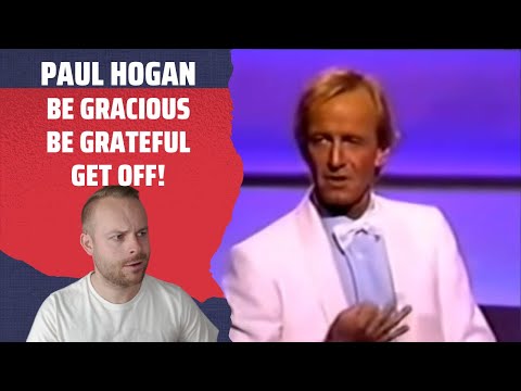 thespian udslettelse Kvalifikation Rob Reacts to... Paul Hogan's awesome speech at the Oscars! - YouTube