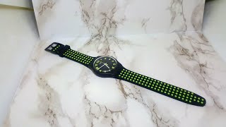 Swatch SUOB147 Punti Gialli UNBOXING & SPEC - YouTube