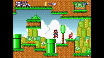Super Mario Flash (ver. E) Custom Level - Overgrown