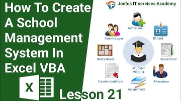 How To Create A School Management System in Microsoft Excel | Step-by-Step Tutorial" Lesson 21