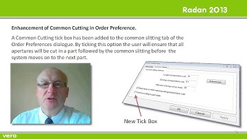 Common Cutting Order Preference.