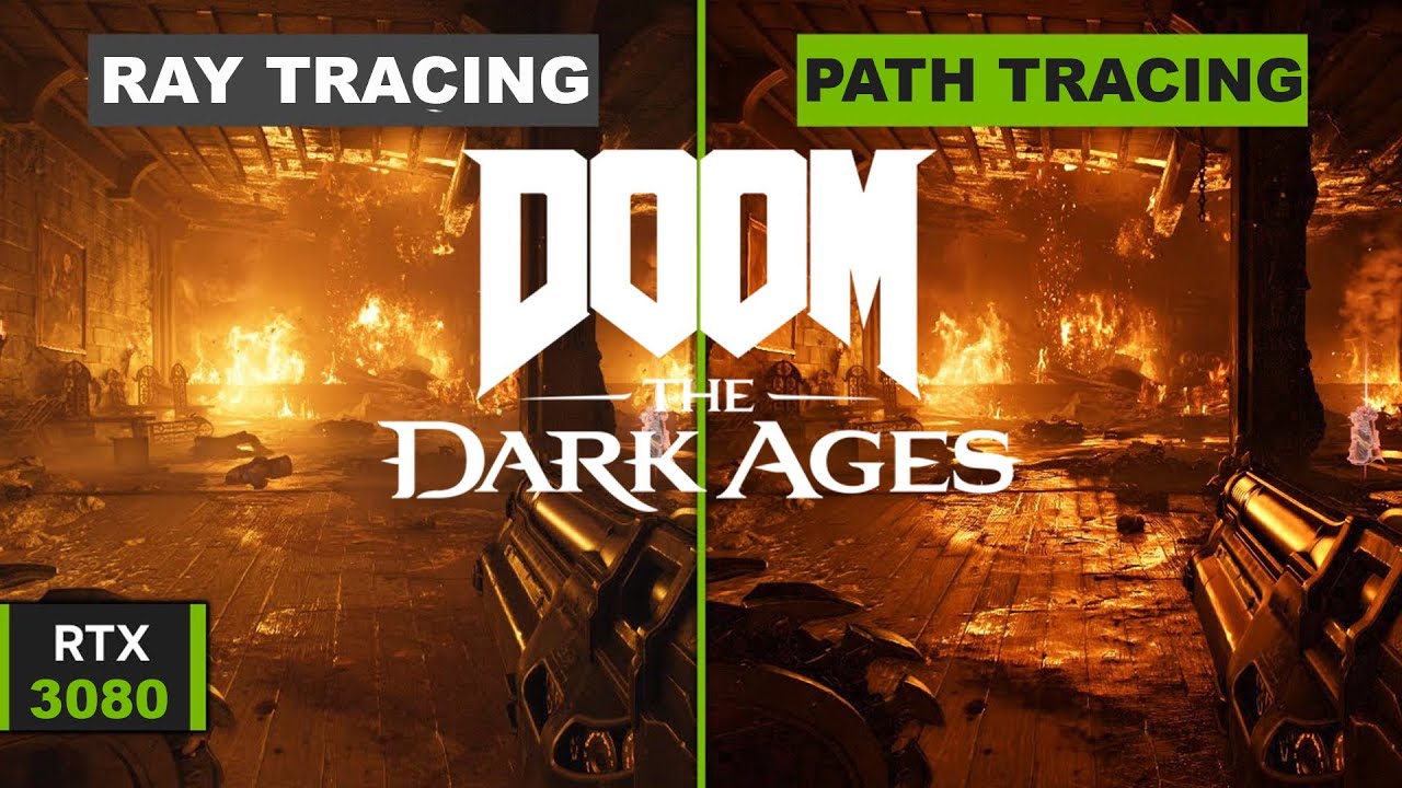 DOOM: The Dark Ages RTX 3080 Ray Tracing vs Path Tracing ALL 7 ...