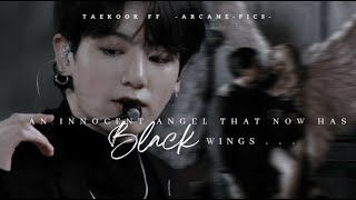 ❝𝐛𝐥𝐚𝐜𝐤 𝐰𝐢𝐧𝐠𝐬❞  ||  [5K SPECIAL] taekook oneshot (21+)