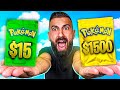 $15 vs $1,500 Pokemon Pack