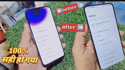 Realme X Pink Shade Display Colour Problem Solution || amoled display samsung thar ROXX
