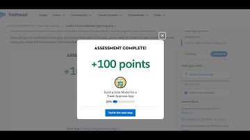 Create a Department Object || Build a Data Model for a Travel Approval App
