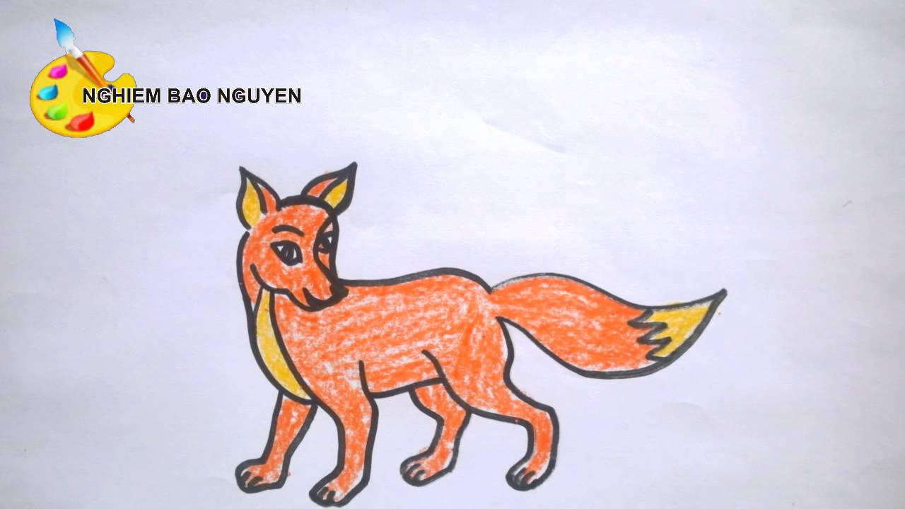 Vẽ Con Cáo/How To Draw The Fox - Youtube