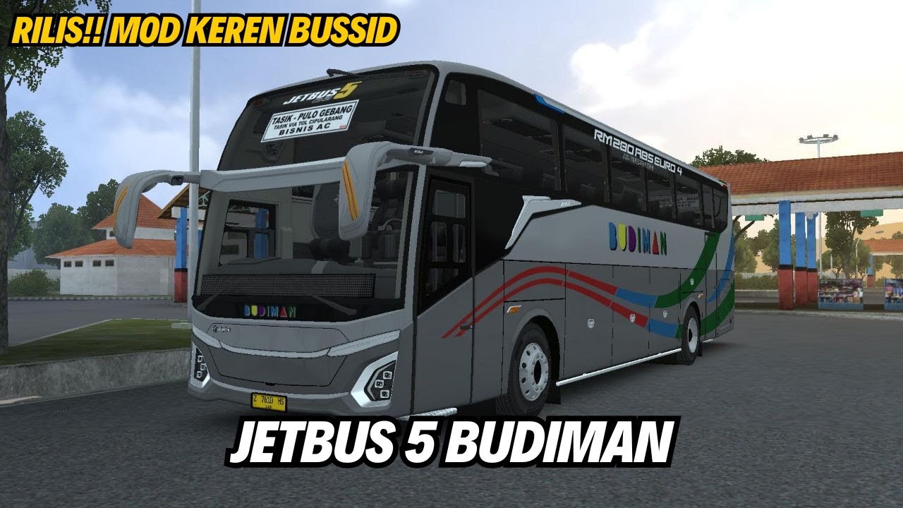 MOD BUSSID TERBARU 2023 BUS BUDIMAN JETBUS 5 HINO RM280 FULL AIR