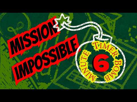 6 Minute Timer Bomb MISSION IMPOSSIBLE Classroom Timer