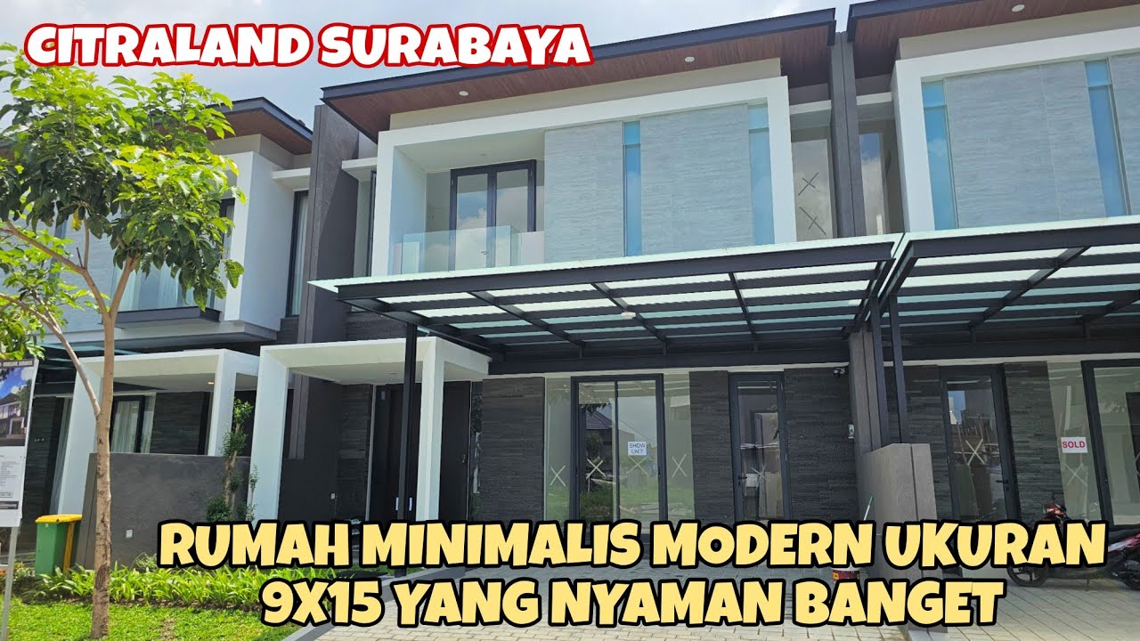 Inspirasi Rumah Nyaman Minimalis Modern 2 Lantai Ukuran 9x15 di ...