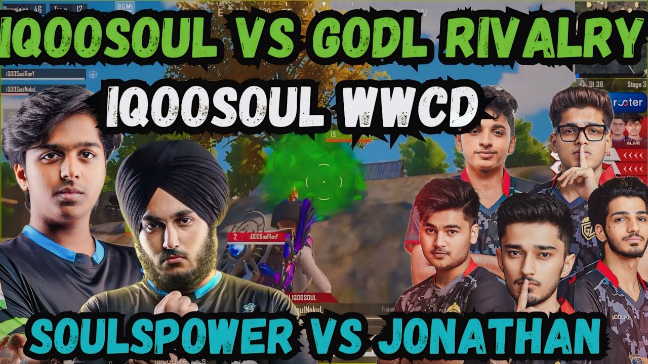 IQOOSOUL VS GODL RIVALRY😱🚀 | SOULRONY VS JONATHAN | SOUL HIGHLIGHTS ...
