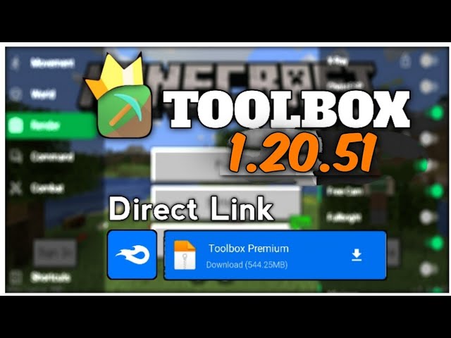 1.20.51 TOOLBOX + MCPE 64 BIT DOWNLOAD | INFINITE TIME + MOD | DIRECT LINK !!! class=