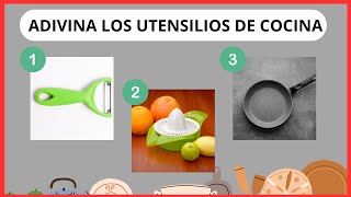 ¡ADIVINA LOS UTENSILIOS DE COCINA! | QUIZ DIVERTIDO PARA NIÑOS🍴👧🧒 ¡ADIVINA LOS UTENSILIOS DE COCINA! | QUIZ DIVERTIDO PARA NIÑOS🍴👧🧒