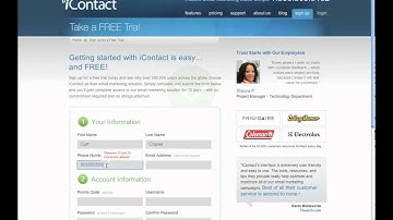 How to Setup an iContact Autoresponder Account