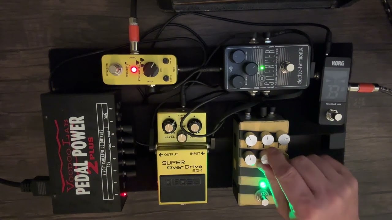 Pedal PCB Thermionic Friedman BE OD Clone Demo - YouTube