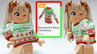 GET THIS FREE CHRISTMAS SWEATER NOW 😲😍 BACKSTREET BOYS