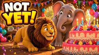 Leo Can’t Wait for the Cake! 🎂 | Patience Story for Kids