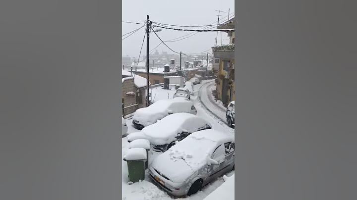 שלג 7.01.19 מגדל שמס