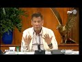 President Rodrigo Duterte addresses the Philippine nation |  Monday, June 22