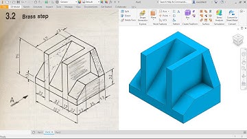 Autodesk Inventor Tutorial | LATIHAN 2 BRASS STEP