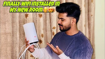 WiFi Setup in My New Room 🤯🔌| Speed Test + First Impressions🥵 #minivlog #dailyvlog #explore 